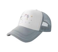 PPHGUT Gorra de béisbol transpirable con estampado «You are Magical Print» para pesca, golf, playa, deportes, a la moda, cómoda, gris, Talla única