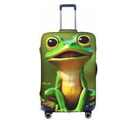 PPHGUT Green Frog Print - Funda universal para maleta de viaje, elástica, impermeable, ligera, White, M, Organizador de bolsas
