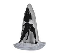 PPHGUT Impresionante capa con capucha con estampado de karate para hombre, Halloween, carnaval, cosplay, adolescentes, niños, adultos, mago