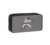 PPHGUT Karate-highkick-icon Print - Estuche espacioso para adultos, gran capacidad, papelería, diario, oficina, organizador