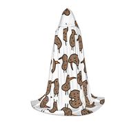 PPHGUT Kiwi Bird - Capa con capucha unisex con estampado de pájaro para cosplay, festivales, fiestas temáticas de carnaval