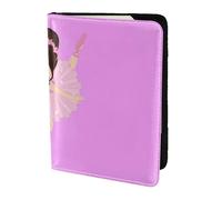 PPHGUT Little Ballerina Dancing Girl Print Men Women Passport Travel Document Lightweight Stylis Secure Business Leisure, Black, Talla única