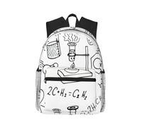 PPHGUT Mochila informal con estampado de química, ligera, para viajes, aventuras al aire libre, camping, doble bolsa de hombro