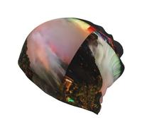 PPHGUT Niagara Falls - Gorro multifunción para invierno, cálido, para exteriores, a la moda, bufanda, uso diario, Negro, S