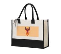 PPHGUT Phoenix - Bolsa de lona de gran capacidad con estampado de fénix, regalo para compras, uso diario, viajes, escuela, oficina