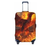PPHGUT Phoenix Print - Funda universal elástica para maleta, protector de equipaje, viajes, uso diario, negocios, vacaciones, Black, L, Equipaje de mano