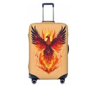 PPHGUT Phoenix Print - Funda universal elástica para maleta, protector de equipaje, viajes, uso diario, negocios, vacaciones, Black, XL, Equipaje de mano