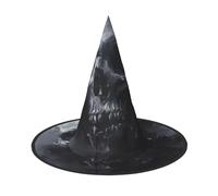 PPHGUT Sombrero de fiesta de carnaval con estampado de calavera fantasma de terror, para adultos, cosplay, reuniones familiares, eventos