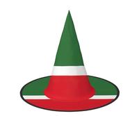 PPHGUT Sombrero de fiesta de carnaval con estampado de la bandera de la República de Chechenia para adultos, cosplay, reuniones familiares, eventos