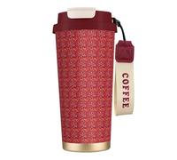 PPHGUT Taza de café de acero inoxidable con estampado de piruletas para oficina, camping, senderismo, aventuras al aire libre, taza de viaje