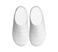 PPHGUT Zapatillas unisex de goma termoplástica con diseño de lenguaje de señas del alfabeto. Zapatillas unisex de franela antideslizante para interiores