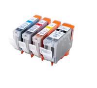 PPhQwgNYe Cartucho de Tinta 4 Colores PGI5 BK CLI 8 C M Y Compatible con IX4000 IX5000 IP4200 IP3300 IP3500 MP530 MP510 MP520 MX700(1 Set)