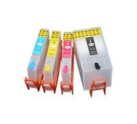 PPhQwgNYe Cartucho de Tinta de Recarga de 4 Piezas con Chip Compatible con Suministros de Impresora OfficeJet 8010 8012 8014 8017 8015 8018 8020 8023 8024 8025 8026 8028 8035(HP912)