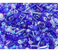 PPhtony Cuentas mixtas para manualidades, 1000 unidades/50 g, cuentas de tubo de cuentas de corneta de 1,5 a 4,5 mm, pequeñas cuentas espaciadoras sueltas para hacer pulseras, collares, aretes,