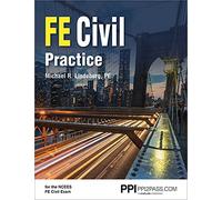 Ppi Fe Civil Practice, 1st Edition (Paperback) - Comprehensive Practice for the Ncees Fe Civil Exam