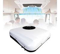 PPLDABNK Aire Acondicionado De Techo - Inversor CC - Potencia De Refrigeración De 300-1000 W, Doble Función De Refrigeración Y Calefacción De 12 V/24 V, Para Camiones Ligeros Y Furgonetas,12v,White
