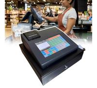 PPLDABNK Caja Registradora Pequeña Inteligente De 9" - SDRAM/NANDFLASH: 512 MB/1 GB, Incluye Software POS, Impresora De 58 Mm, Pantalla LCD For Clientes | Caja Registradora For Pequeñas Empresas