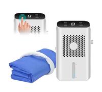 PPLDABNK Cubrecolchón Refrigerado por Agua con Circulación De Agua Fría - Botones Táctiles, Depósito De 1,7 L | Reducción De Temperatura De 6 A 8 °C | Almohadilla Refrescante para Cama, Duos