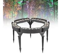 PPLDABNK Foco LED Anillado para Árboles De 4/5/6/7/8 Cabezales con Atenuación Automática De 7 Colores - Resistente Al Agua IP65, Montaje En Suelo, Lámpara para Árboles En La Ciudad Y Patios, 5 Heads
