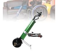 PPLDABNK Motor Eléctrico Portátil para Silla De Ruedas: Accesorio Ligero De Asistencia Eléctrica De 250 W, Alcance De 20 Km/h Y 20 Km, Desmontaje Rápido para Sillas De Ruedas Manuales.,Green