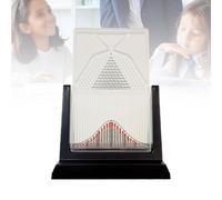 PPLDABNK Tablero De Galton para Distribución Estadística - 12 X 12 X 17 Cm. Demostración De Probabilidad En El Aula, Herramienta Didáctica del Método Estadístico, Juguetes De Física.,12 * 12 * 17cm