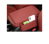 PPLKHS Bolsa Almacenamiento Reposabrazos Consola Central Automóvil Alfombrilla Apoyo Codos para Lincoln Mondeo MKZ MKX Aviator Navigator para Continental(Red)