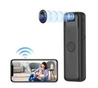 PPLOPPO Mini cámara WiFi con visión Nocturna por Infrarrojos, portátil, Deportiva, DV, DVR, videocámara de vigilancia, grabadora de vídeo para el Trabajo y los Viajes