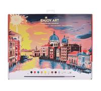 PPN Kit Pintura por números, 40x30 cm, Iniciado, Venecia