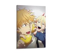 PPOXXFFE Póster de anime Chainsaw Man 1 póster decorativo de lienzo para pared e imagen artística moderna para decoración de dormitorio familiar, 20 x 30 cm