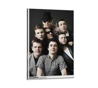 PPOXXFFE Póster de grupo de música, póster decorativo de banda loca, lienzo, póster de pared e imagen artística moderna para decoración de dormitorio familiar, 20 x 30 cm