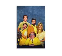 PPOXXFFE Póster decorativo con texto en inglés "It's Always Sunny in Philadelphia" (60 x 90 cm)