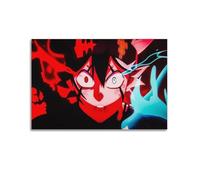 PPOXXFFE Póster decorativo de anime Black Clover, 3 pósteres de pared e impresión artística moderna para dormitorio familiar, 40 x 60 cm