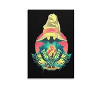 PPOXXFFE Póster decorativo de Final Fantasy VIVI, de mago negro, póster decorativo para pared e imagen artística moderna para decoración de dormitorio familiar, 20 x 30 pulgadas (50 x 75 cm)