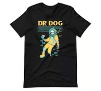PPPeedsss22 DR. Dog Concert Poster Vinyl Art Cover Black Short-Sleeve Unisex T-Shirt