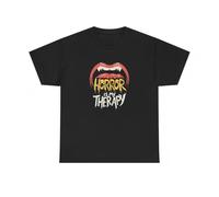 PPPeedsss22 Horror Is My Therapy Graphic T Shirt