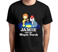 PPPeedsss22 Jamie and Magic Torch Retro Kids TV Show Cartoon Mens T-Shirt