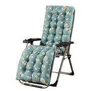 PPQIRU 1 cojín de Respaldo reclinable for balcón al Aire Libre, Relajante, Universal, for Silla Plegable de Cuatro Estaciones, for Tumbona de Exterior.(Light Green,48X155cm)