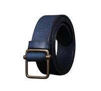 PPQIRU 1 Uds cinturón cinturón de Hombre cinturón de Cuero Genuino Hebilla de latón Retro for Hombre cinturón de Hombre(115CM)