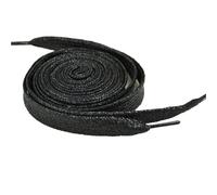 PPQIRU 10 pares de cordones coloridos, modernos y brillantes, for zapatillas deportivas informales cuero blanco Para Zapatos Casuales(Black,100cm)