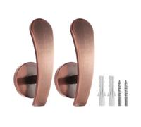 PPQIRU 2 Ganchos metálicos for Cortina de Pared, for Colgar en la Ventana, Accesorios Decorativos para Sujetar(Rose Gold)