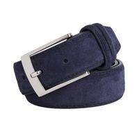 PPQIRU 2 uds cinturón de Hombre cinturón de Cuero Genuino for Jeans cinturón de Cuero Cinturones for Hombre Correas de cinturón(Blue,120cm)