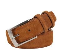PPQIRU 2 uds cinturón de Hombre cinturón de Cuero Genuino for Jeans cinturón de Cuero Cinturones for Hombre Correas de cinturón(Brown,120cm)