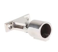 PPQIRU 2 Uds Cubierta De Tapa Superior Extremo Ojo Tubo 1 Pulgada Montaje Bisagra Barco Acero Inoxidable 316 Resistente para embarcaciones