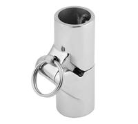 PPQIRU 2 uds., mástil de barandilla Poste, Dosel, Tubo Acero Inoxidable, Conector Acoplamiento Giratorio Plegable, Accesorios Hardware for Barcos 22mm/25mm para embarcaciones(22mm)
