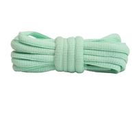 PPQIRU 5 pares de cordones deportivos for hombres y mujeres, color plano semicircular, adecuados para Para Zapatos Casuales(Light green,160cm)