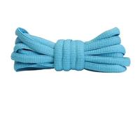 PPQIRU 5 pares de cordones deportivos for hombres y mujeres, color plano semicircular, adecuados para Para Zapatos Casuales(SKY BLUE,120cm)