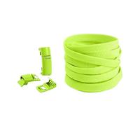 PPQIRU 5 pares de cordones magnéticos sin, elásticos y coloridos, for zapatillas deporte, for niños adultos Para Zapatos Casuales(Fluorescent green)