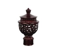 PPQIRU 8 unids/Set Cabeza Decorativa de Barra Cortina | Tapón de sellado de poste, tapa de extremo de cortina, decoración del hogar(Red)