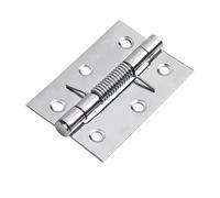 PPQIRU Bisagras Invisibles para Puertas 6 bisagras con Resorte for gabinetes, de Acero Inoxidable, con Cierre automático, de 2, 3 y 4 Pulgadas.(2inch 50x38x1mm)