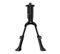 PPQIRU Caballete De Bicicleta Soporte de Bicicleta Doble Pierna, Soporte Ajustable for, Acero for Bicicletas 24, 26, 27,5 y 29 Pulgadas
